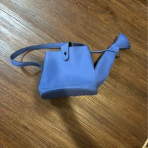 Vintage blue watering can purse